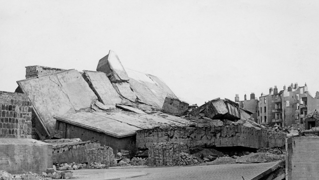U-boat toll maradványai, Kiel, Németország, c1945-c1965 alkotó: Unbekannt
