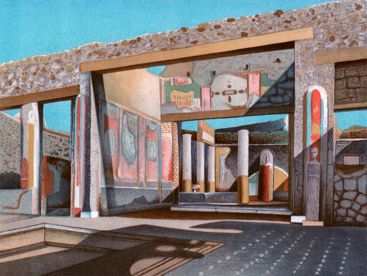 Lucius Caecilius Iucundus bankár házának maradványai, Pompei, 1902 alkotó: Unbekannt