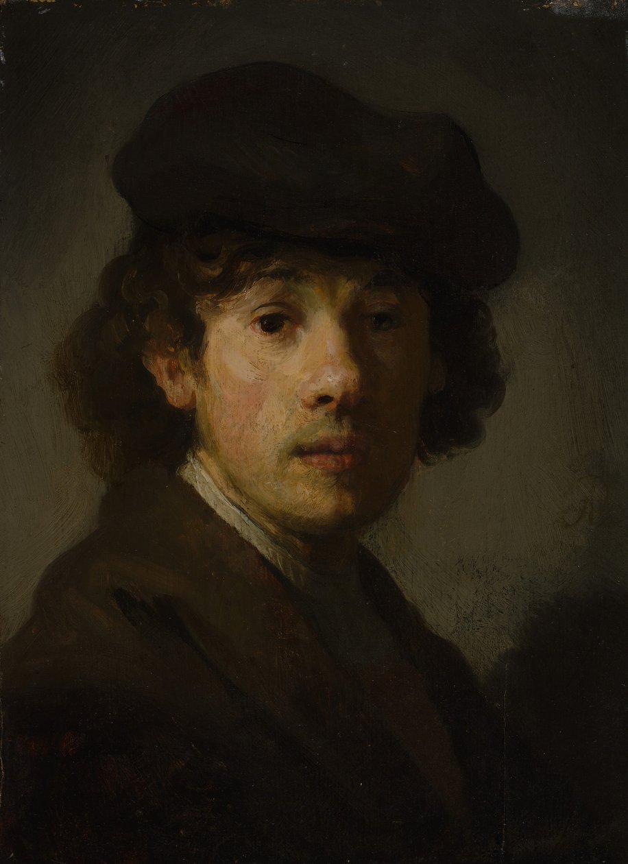 Rembrandt 1606-1669 fiatalemberként. alkotó: Unbekannt