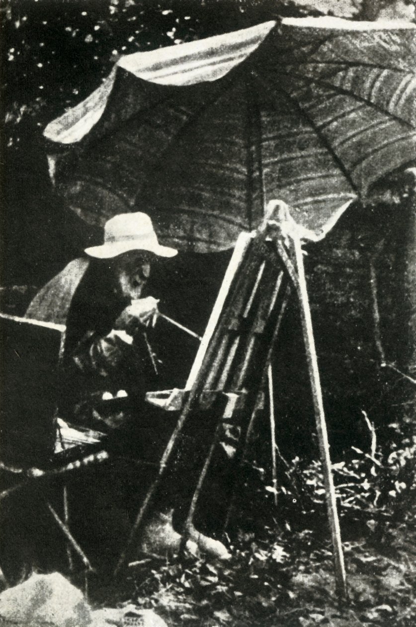 Renoir festmény szabadban, 1910-es évek, 1947. alkotó: Unbekannt