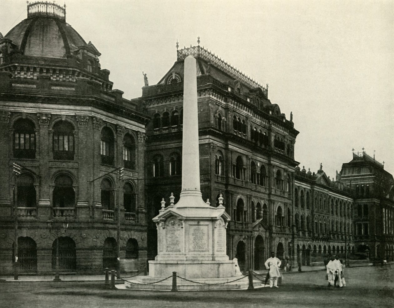 Lord Curzon által állított Holwell-emlékmű másolata, 1925. alkotó: Unbekannt