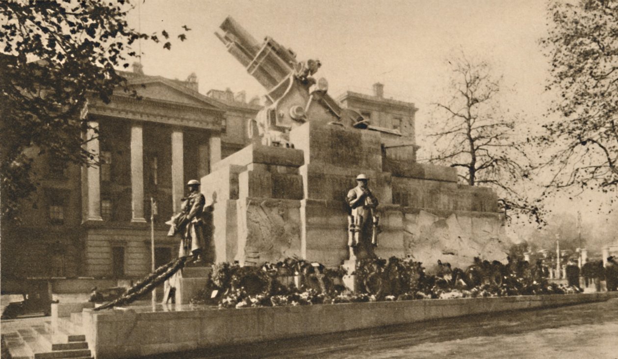Egy nagy vitát kiváltó 9 hüvelykes tarack ábrázolása Stone-ban, 1935. alkotó: Unbekannt