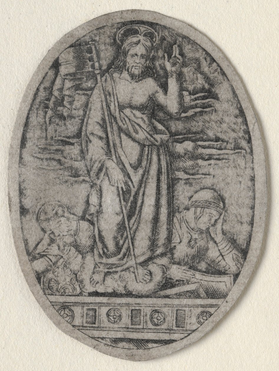 Krisztus feltámadása, 1400-as évek. alkotó: Unbekannt