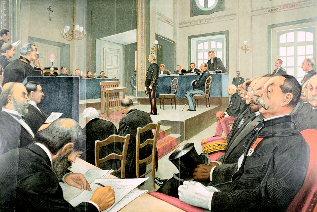 Albert Dreyfus perújítása, Rennes, Franciaország, 1899 alkotó: Unbekannt