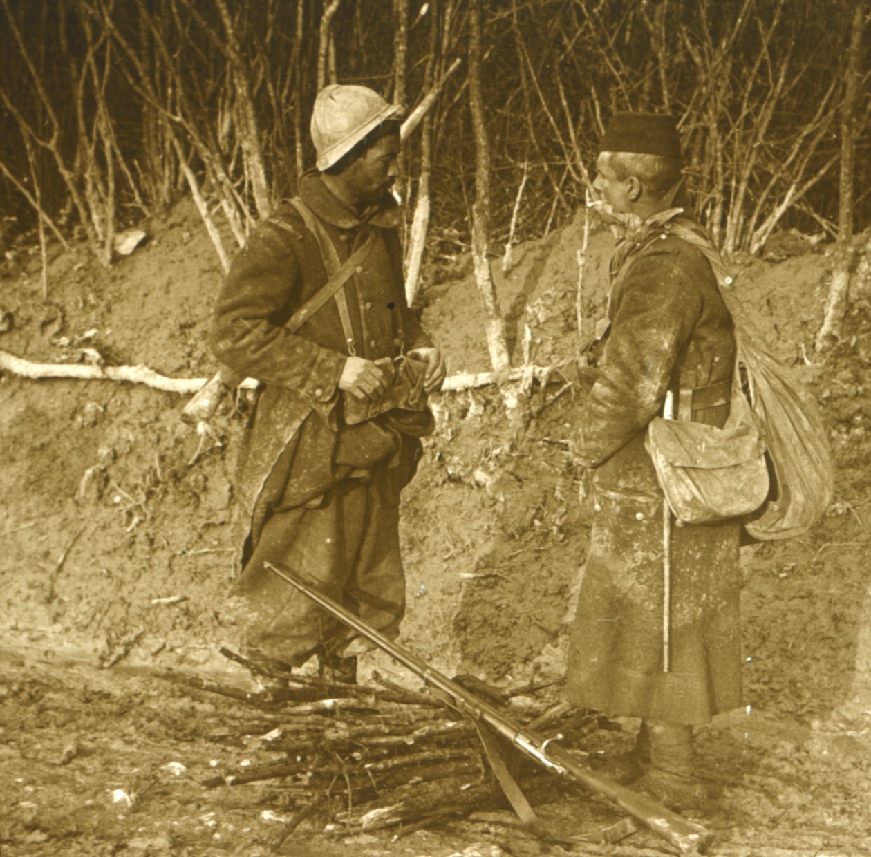 Visszatérés az észak-franciaországi Verdunból, 1914-1918 között alkotó: Unbekannt