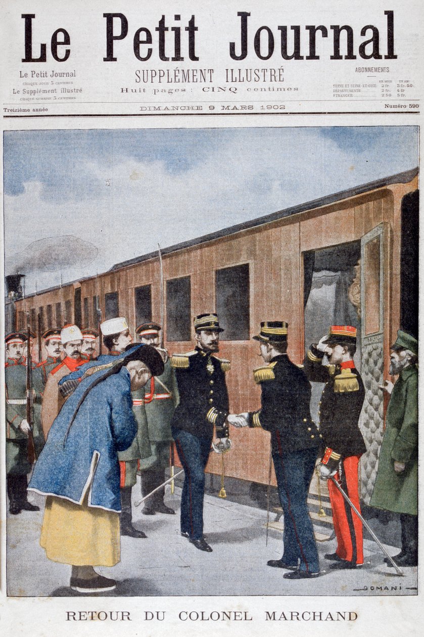 Marchand ezredes visszatérése Kínába, 1902 alkotó: Unbekannt
