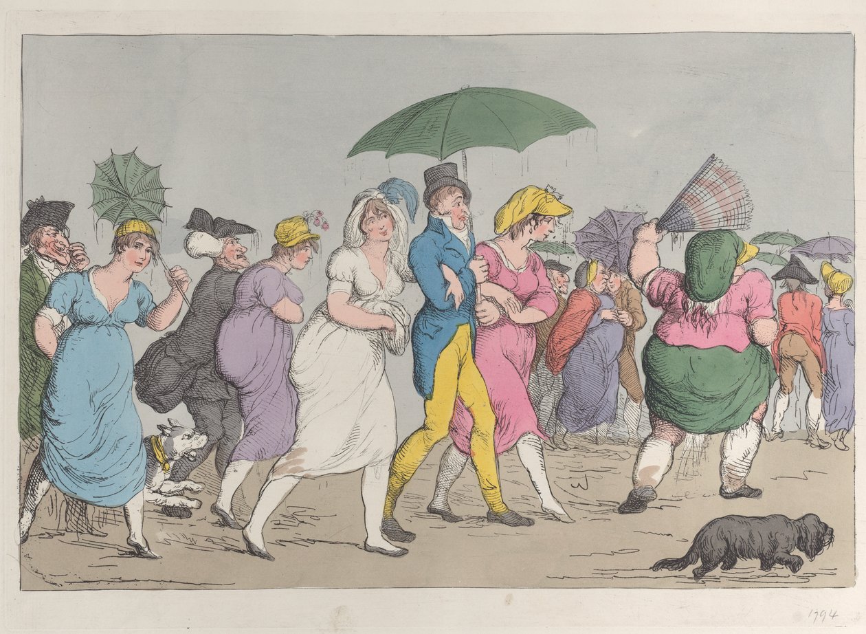 Visszatérve a Review Loyal Ducking, 1800. június., 1800. június. alkotó: Unbekannt