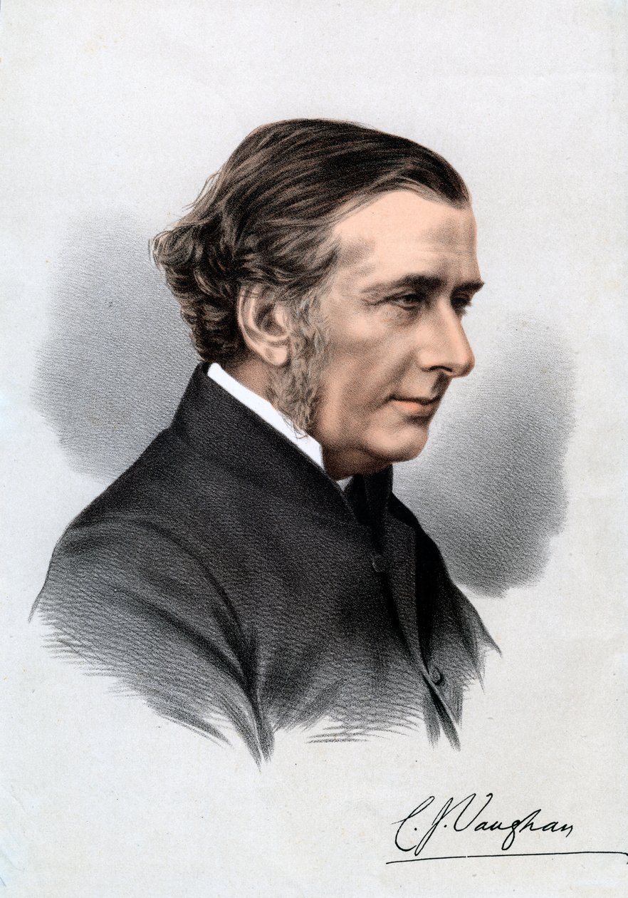 Charles John Vaughan tiszteletes, Harrow igazgatója és Llandaff dékánja, XIX. alkotó: Unbekannt