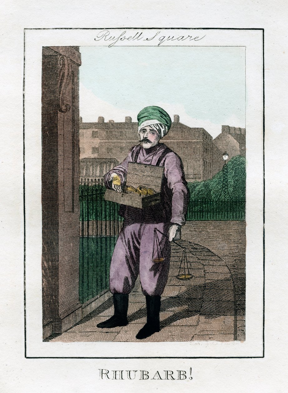 Rebarbara, Russell Square, London, 1805 alkotó: Unbekannt