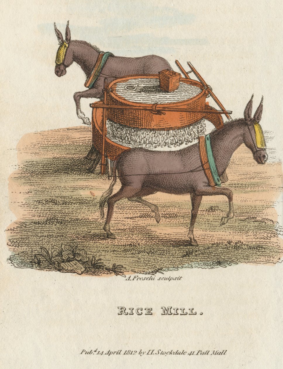 Rizsmalom, 1813 alkotó: Unbekannt
