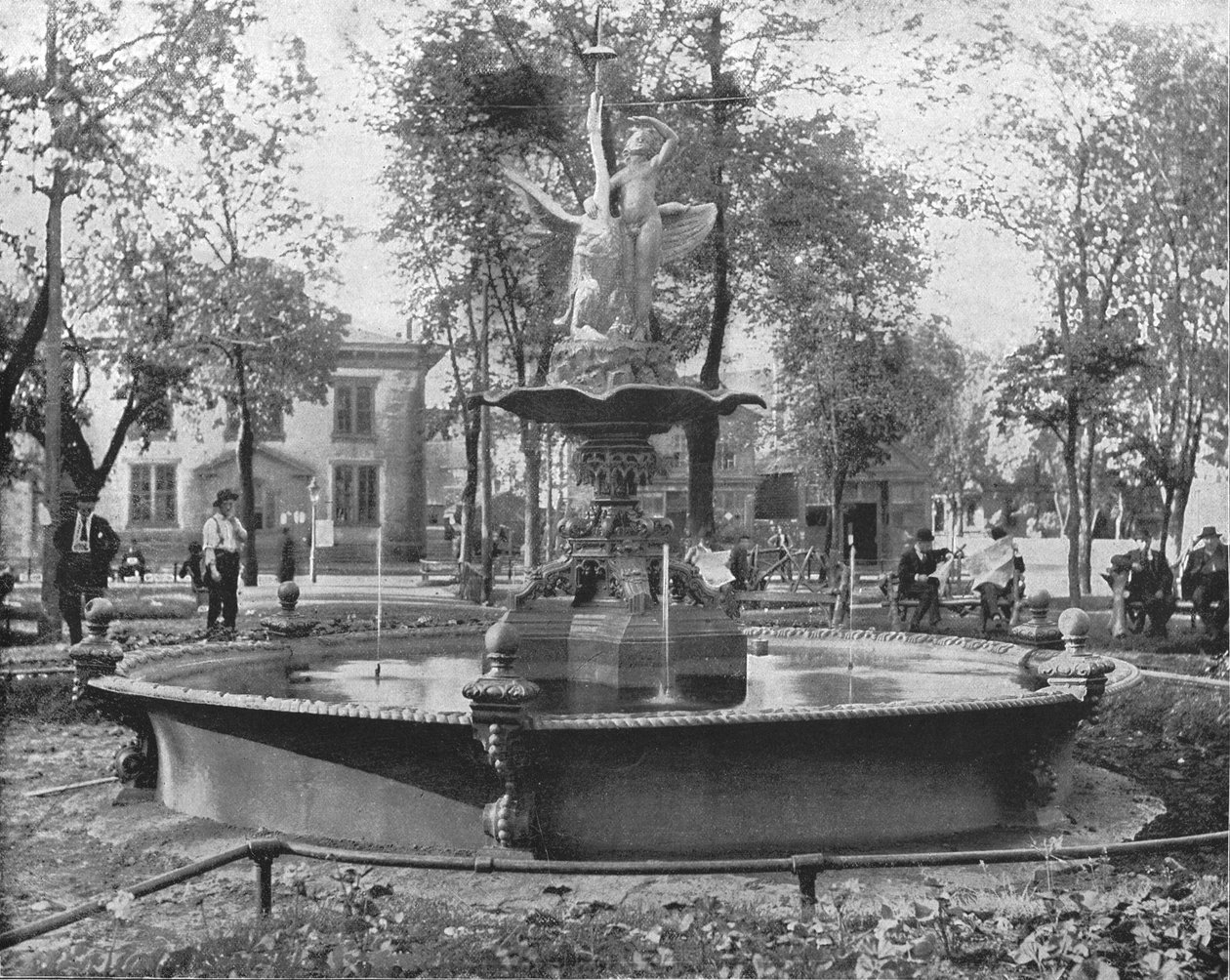 Rice Park, St Paul, Minnesota, USA, 1900. alkotó: Unbekannt