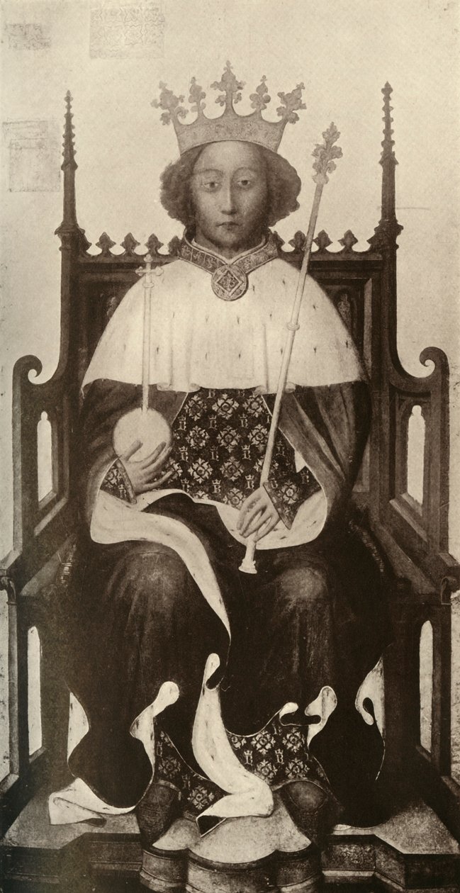 Richard II, 1390, 1909 alkotó: Unbekannt