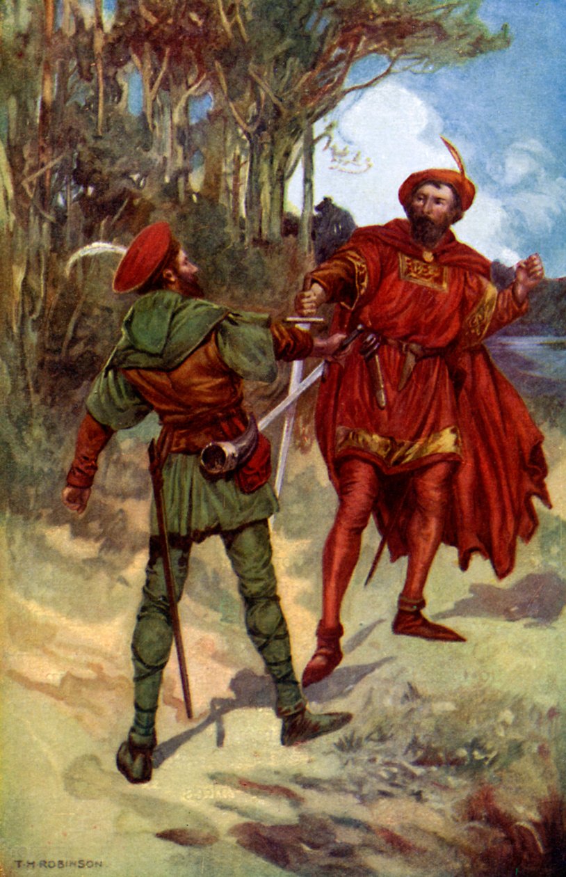 Richard I és Robin Hood, 1925 alkotó: Unbekannt