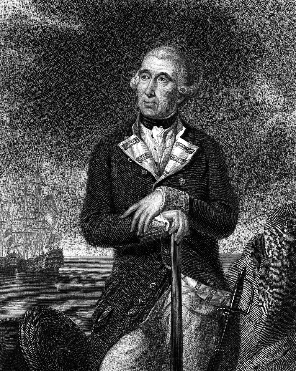 Richard Kempenfelt 1718-1782, svéd származású angol tengerésztiszt alkotó: Unbekannt