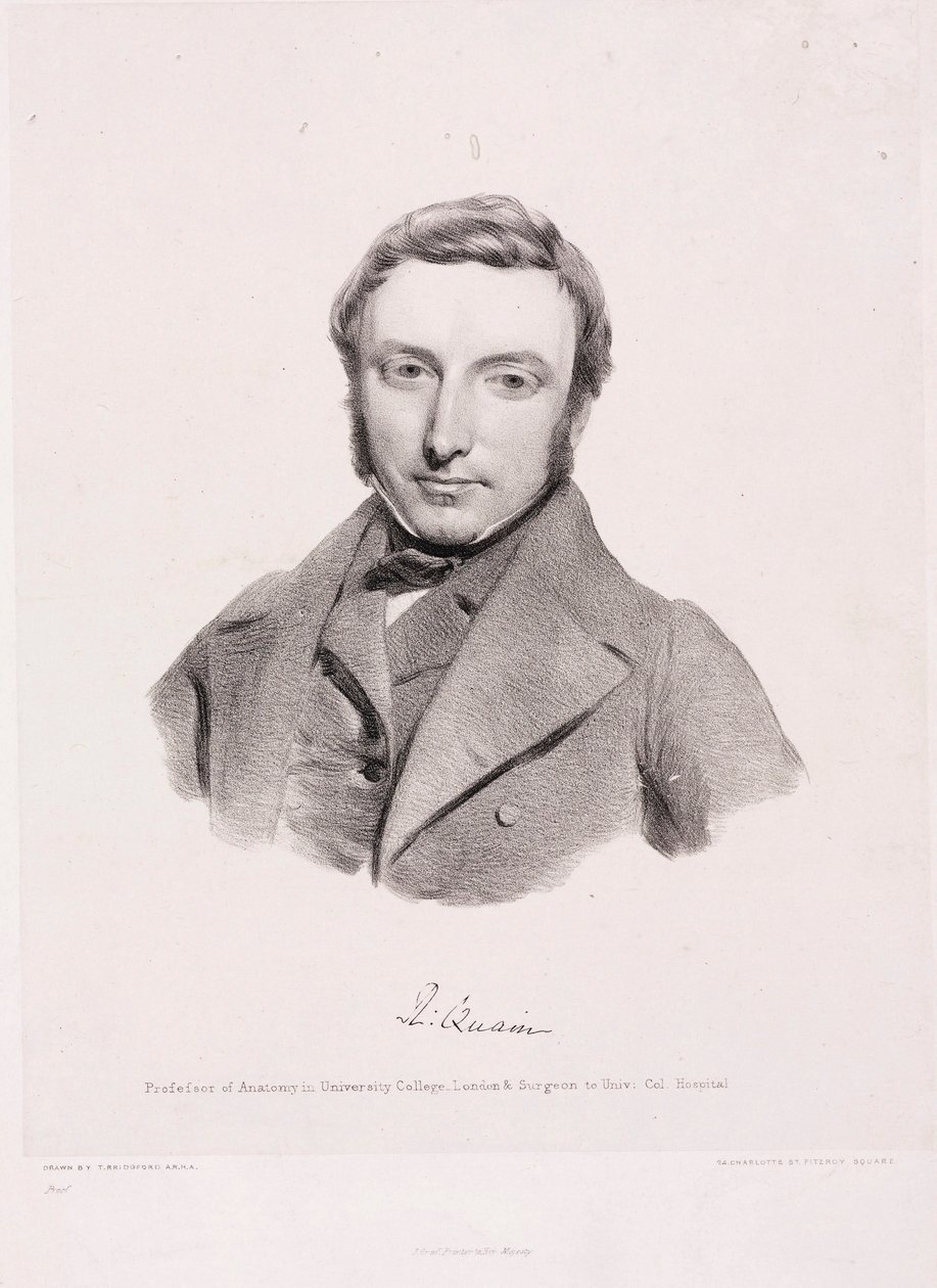 Richard Quain ír sebész, 1850 alkotó: Unbekannt