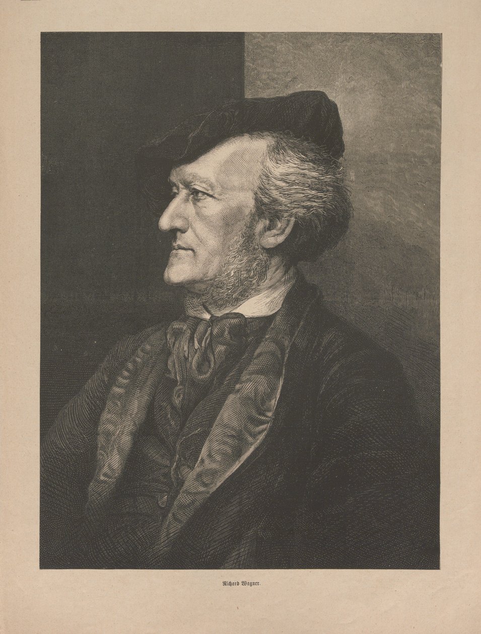 Richard Wagner, 1875. alkotó: Unbekannt