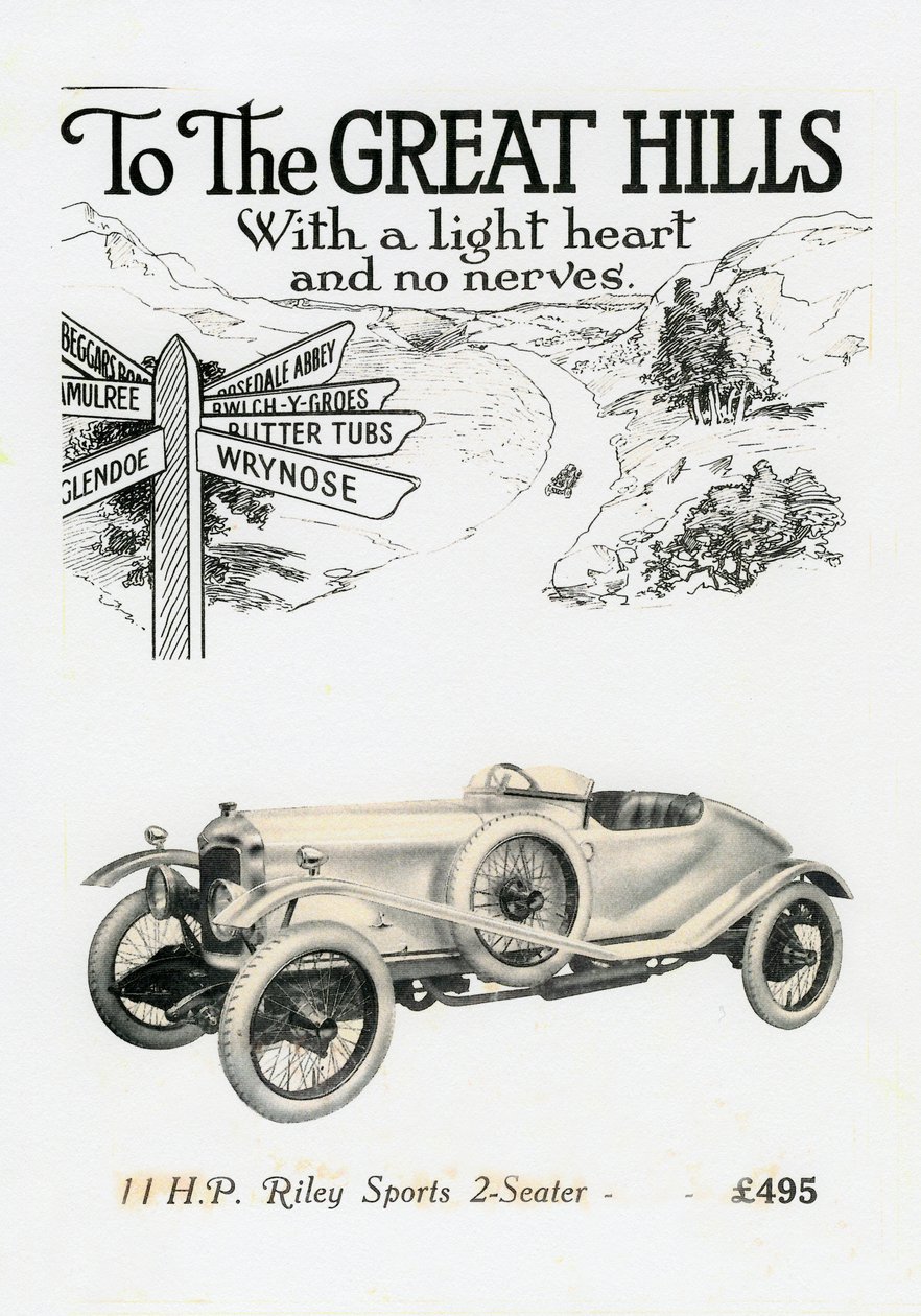 Riley MPH kétüléses sport, 1920-as évek alkotó: Unbekannt