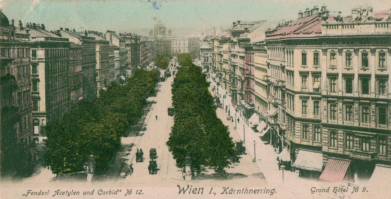 Ring road Kärntner Ring, Bécs alkotó: Unbekannt