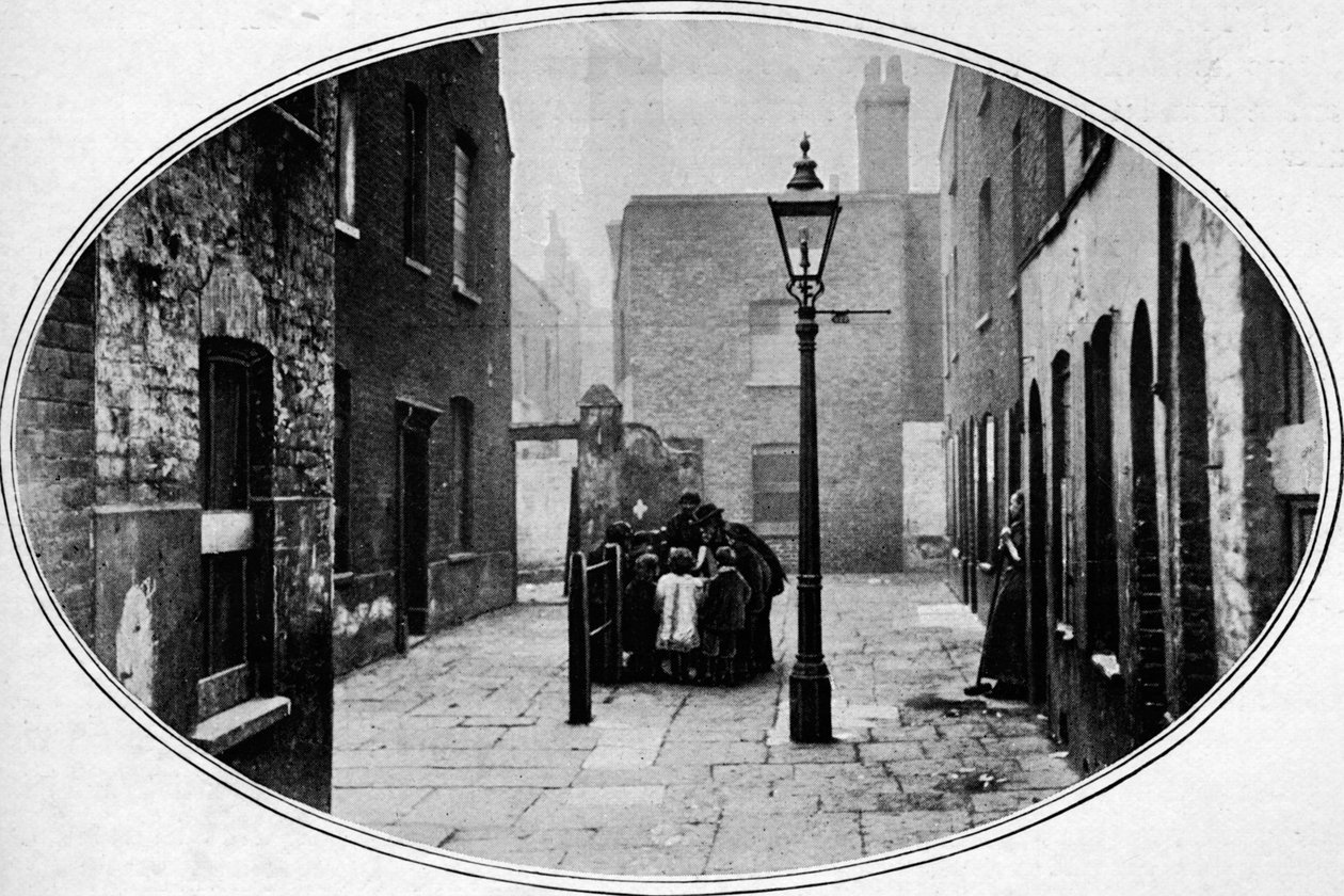 Megérett a kilakoltatásra, London, 1901, 1901 alkotó: Unbekannt
