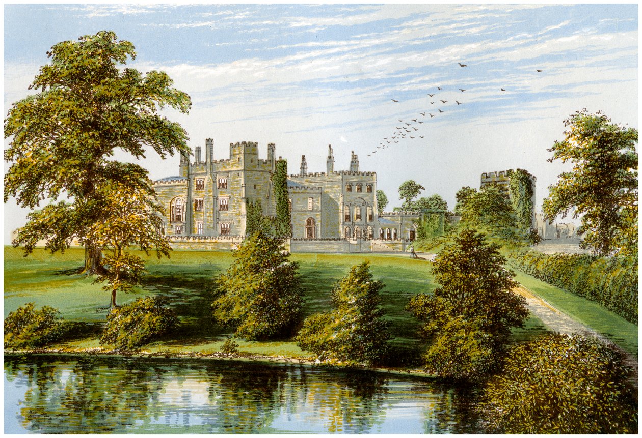 Ripley kastély, Yorkshire, Ingilby báró otthona, 1880 alkotó: Unbekannt