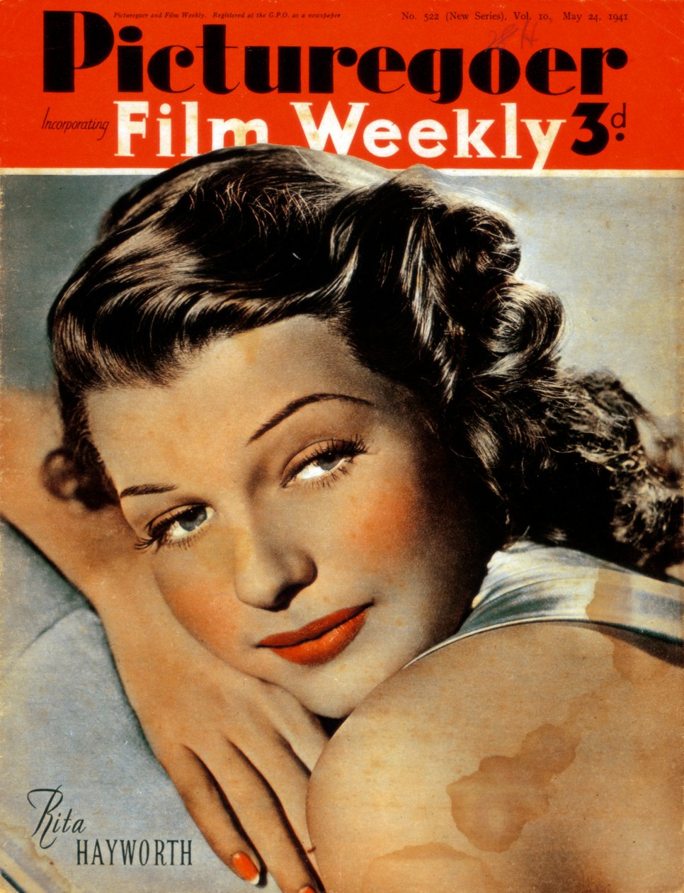 Rita Hayworth 1918-1987, amerikai színésznő, 1941 alkotó: Unbekannt