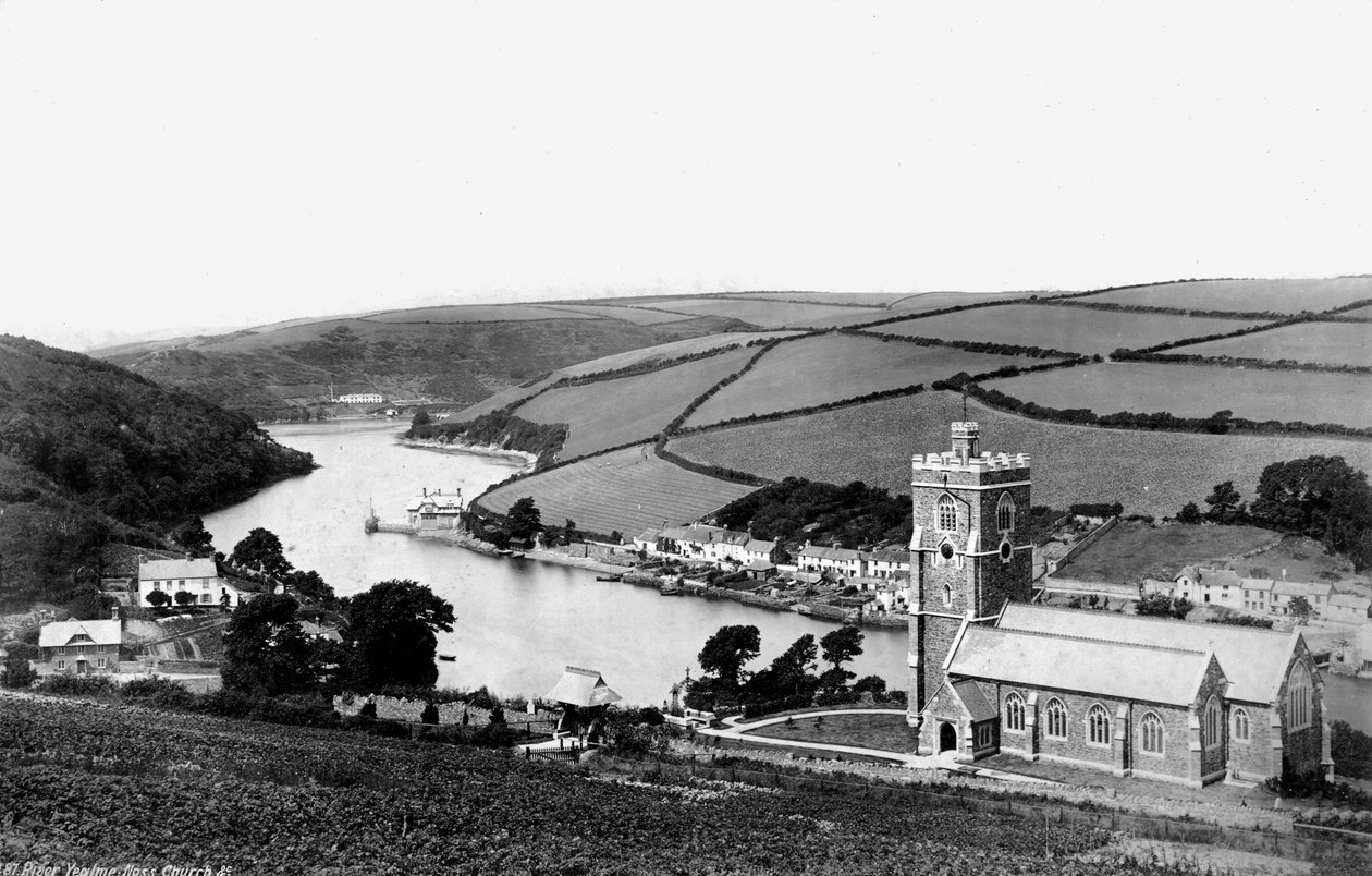Yealm folyó, Noss templom, 1882 alkotó: Unbekannt