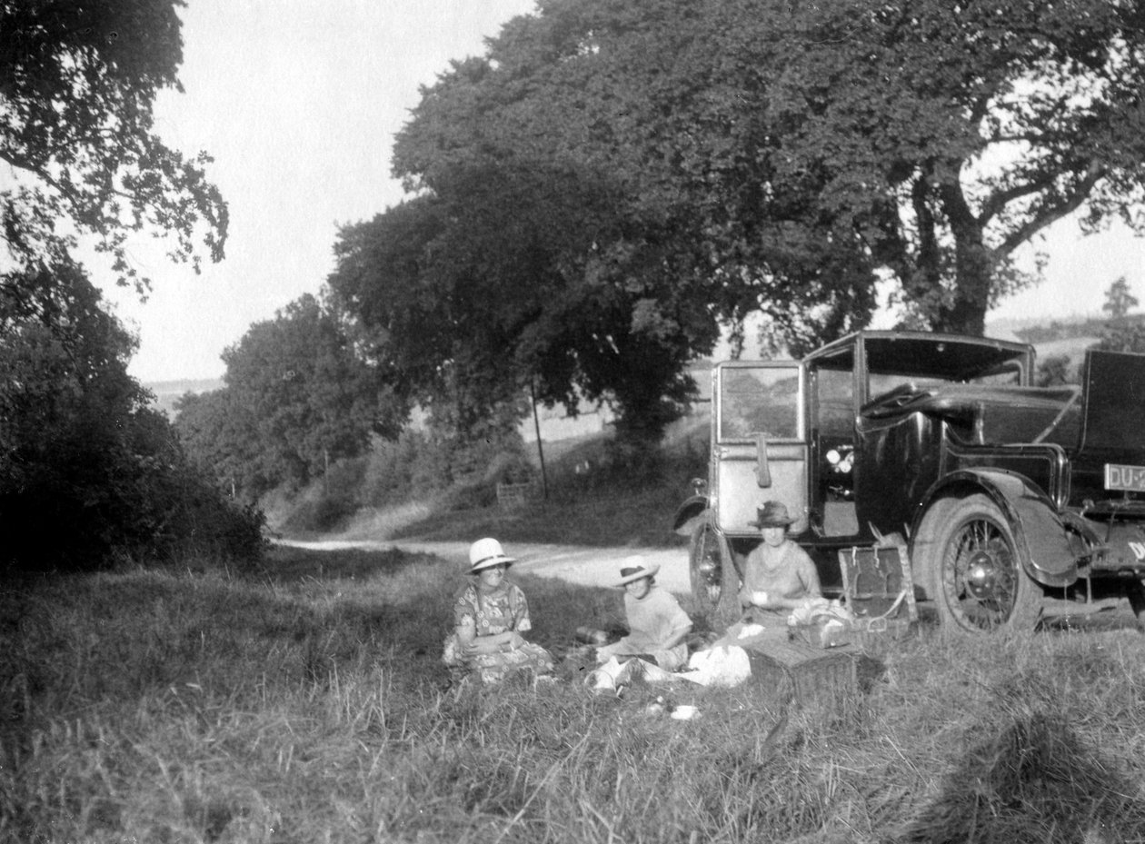 Útszéli piknik, 1920-c1930-as évek alkotó: Unbekannt