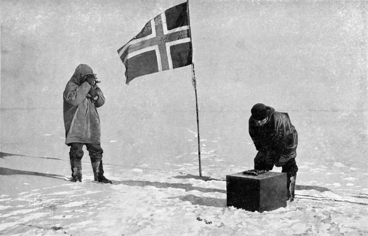 Roald Engelbrecht Gravning Amundsen 1872-1928, norvég felfedező, a Déli-sarkon, 1911 alkotó: Unbekannt
