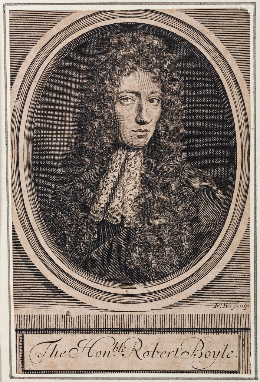 Robert Boyle ír fizikus és kémikus, 1680 körül alkotó: Unbekannt
