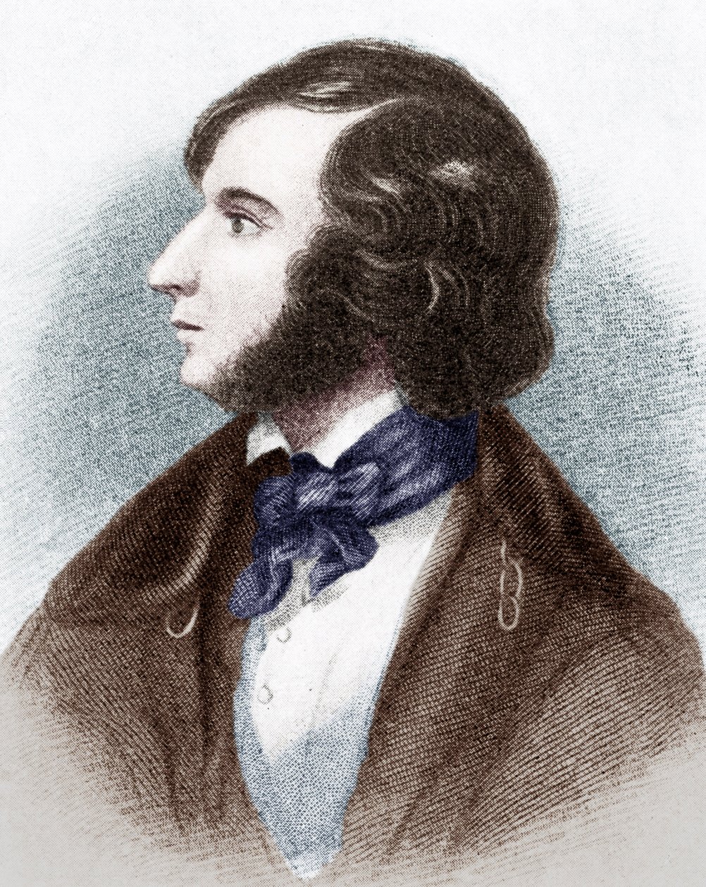Robert Browning - az angol költő és drámaíró portréja alkotó: Unbekannt