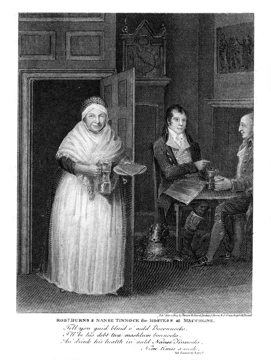 Robert Burns 1759-1796, skót költő, 1805 alkotó: Unbekannt