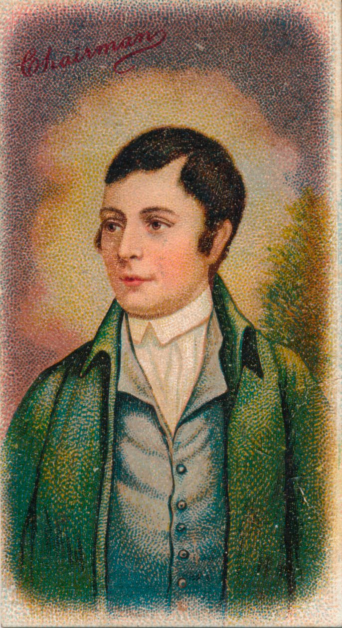 Robert Burns skót költő 1759-1796, 1912 alkotó: Unbekannt