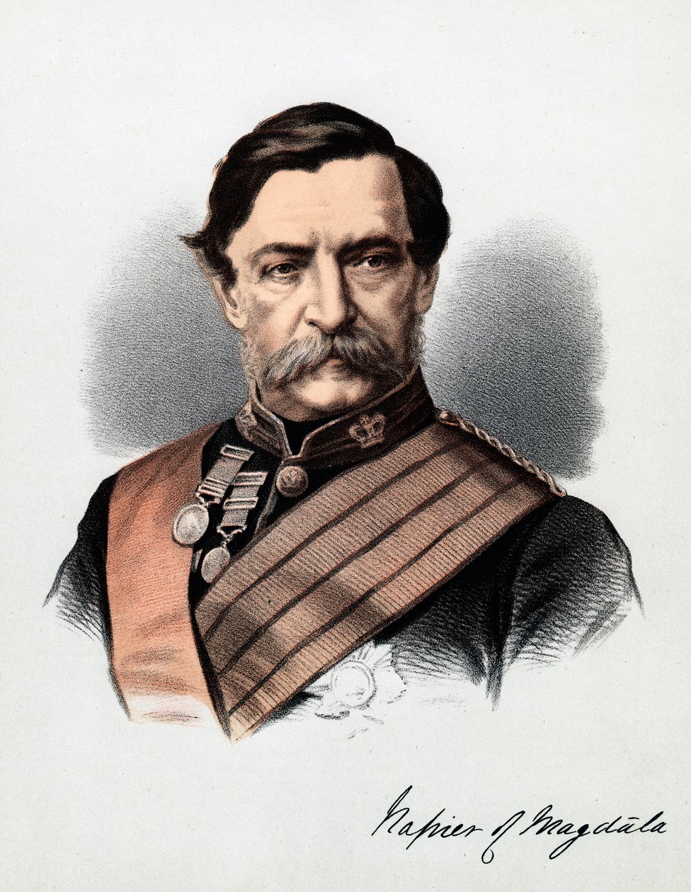 Robert Cornelius Napier, 1. Magdalai Napier báró, brit katona, 1880 körül alkotó: Unbekannt