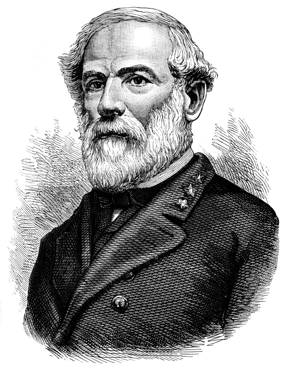 Robert E Lee, az amerikai polgárháború konföderációs tábornoka, 1880 alkotó: Unbekannt