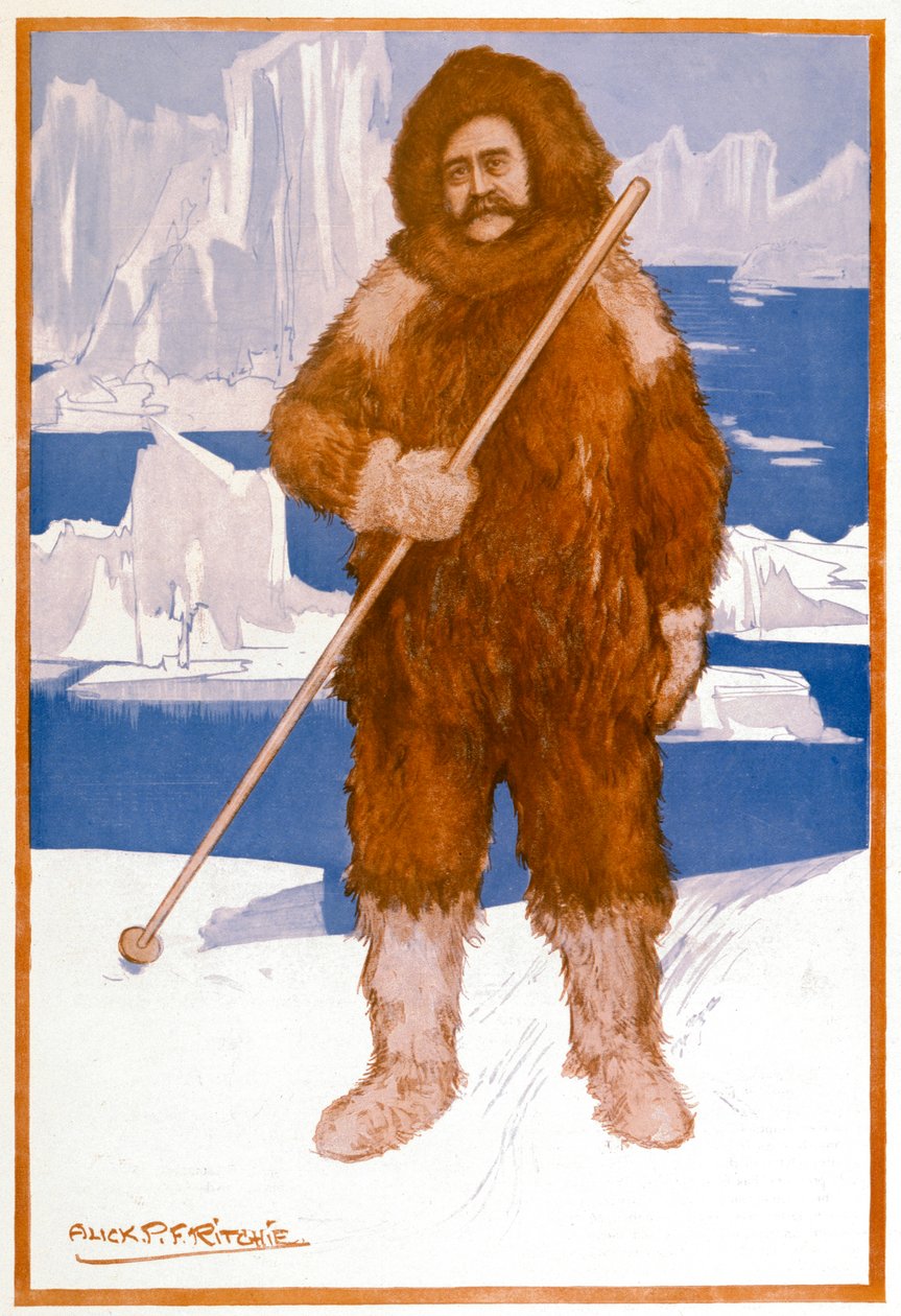 Robert Edwin Peary amerikai tengerésztiszt és felfedező, 1909 alkotó: Unbekannt