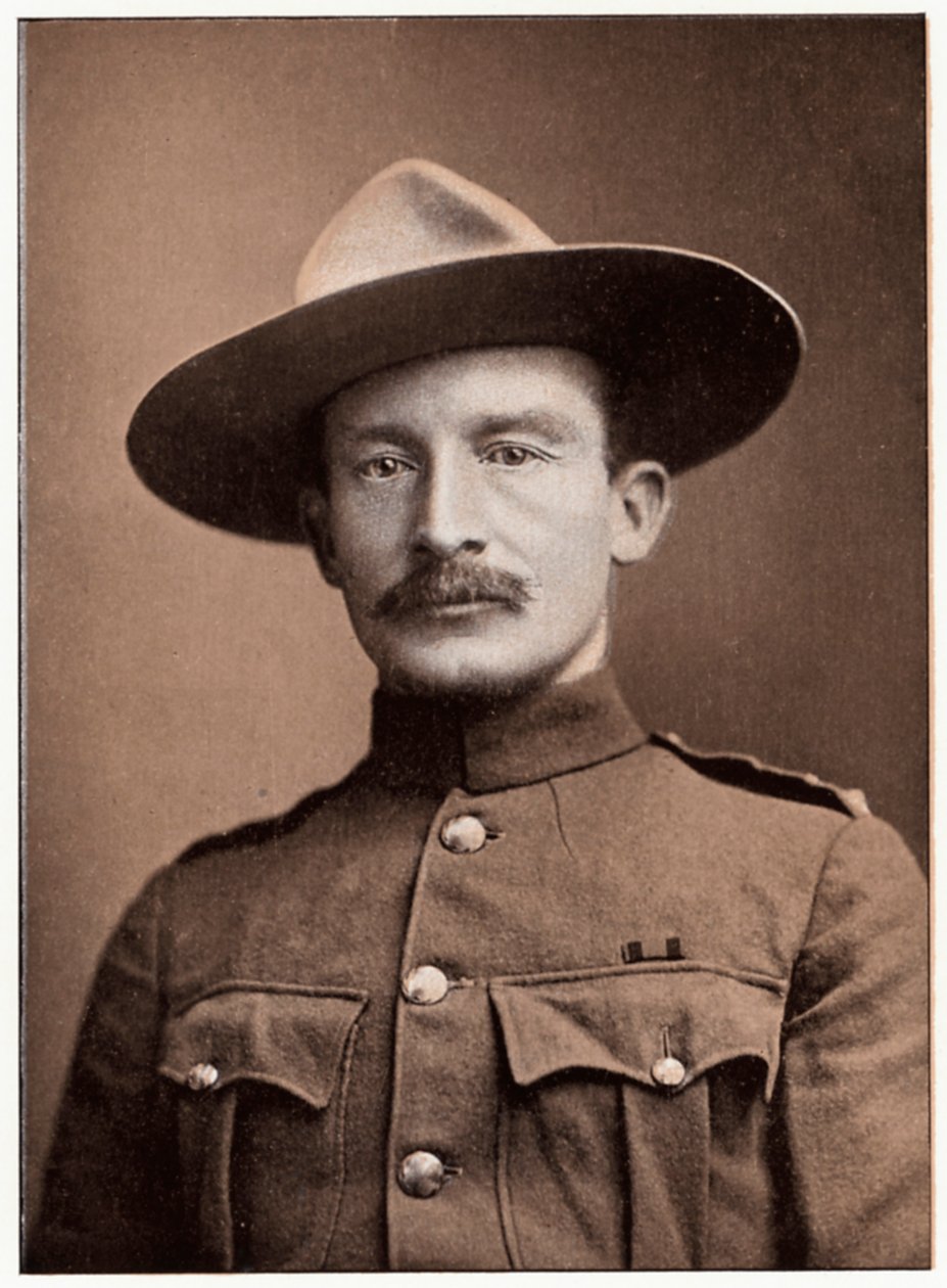 Robert Stephenson Smyth Baden-Powell brit katona, 1900. alkotó: Unbekannt