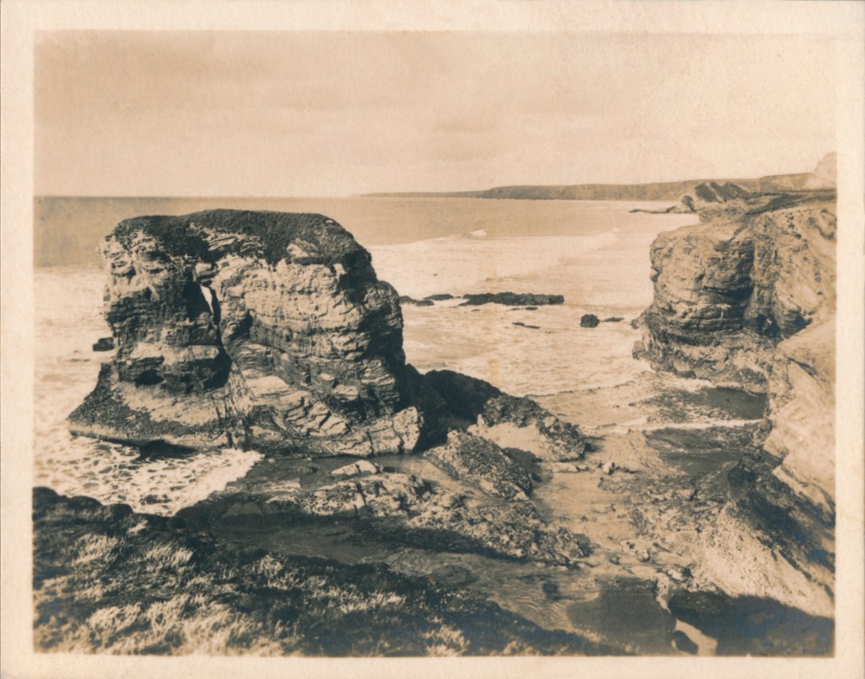 Rocks at Porth - Newquay, 1927 alkotó: Unbekannt