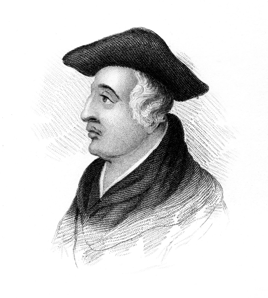 Roger Bacon, 13. századi angol ferences szerzetes és filozófus, 1850 alkotó: Unbekannt