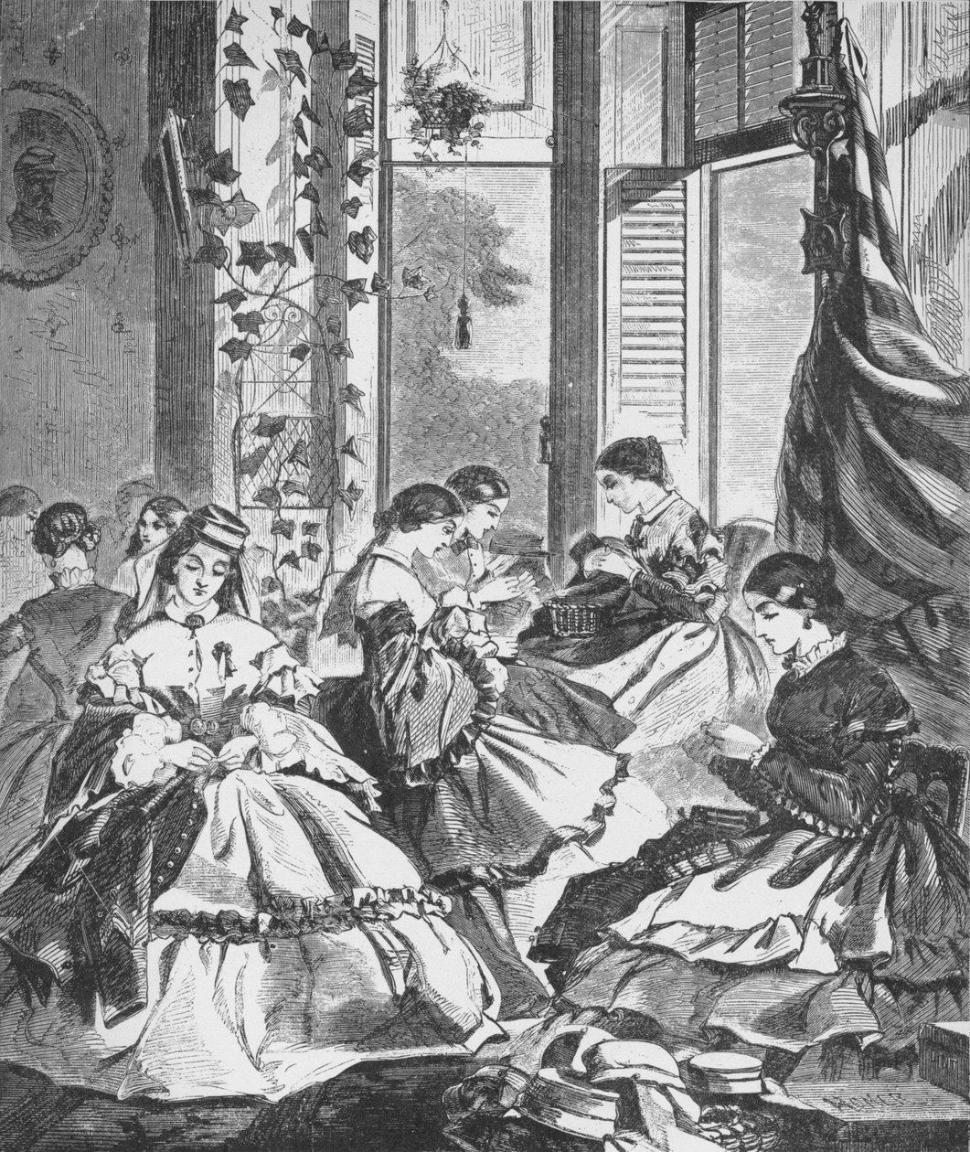 A nők szerepe a háborúban, 1861, 1938 alkotó: Unbekannt