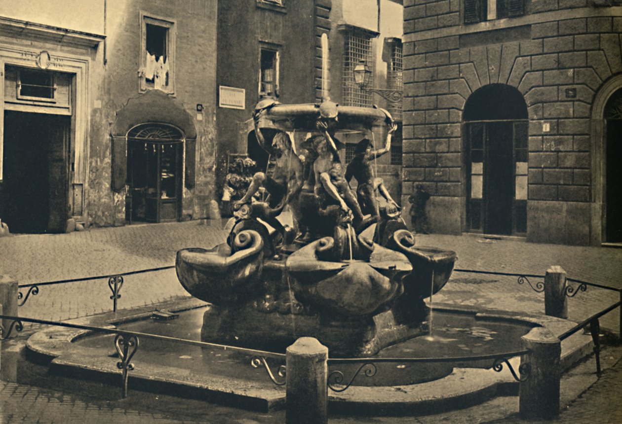 Róma – Mattei tér. - A teknősök kútja. Landini és Della Porta 1585., 1910 alkotó: Unbekannt