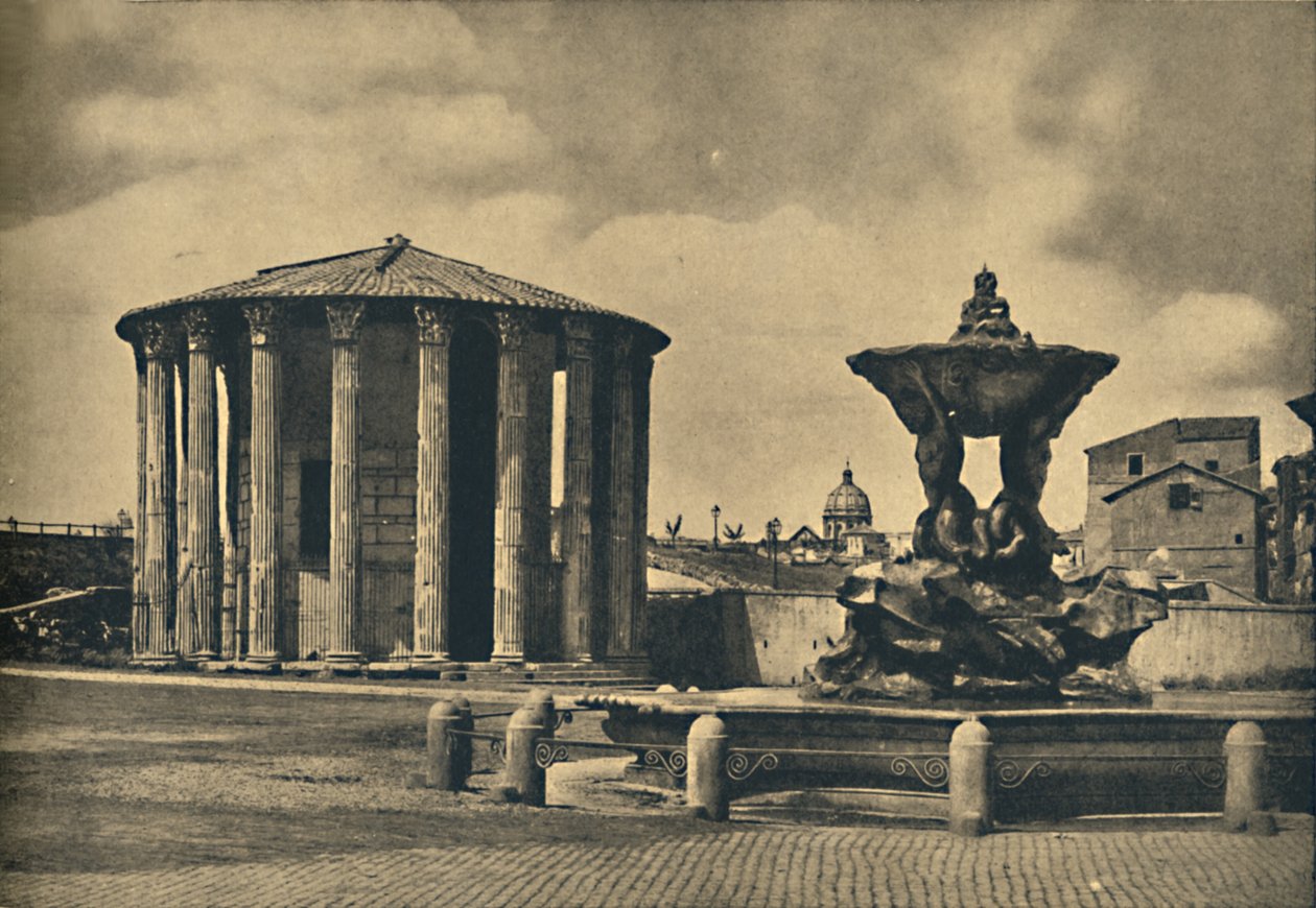 Róma – Piazza Bocca della Verita, 1910. alkotó: Unbekannt