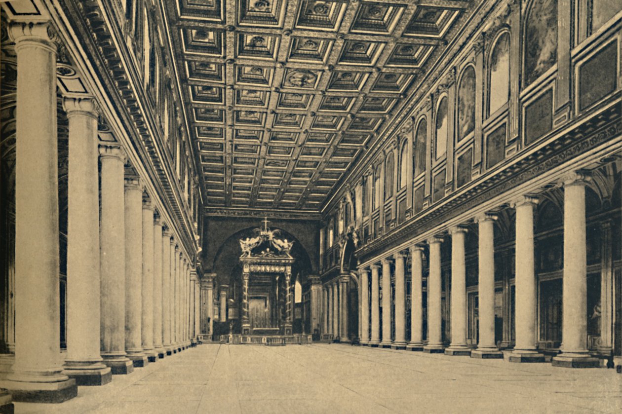 Róma – S. Maria Maggiore. Főhajó ,, 1910. alkotó: Unbekannt