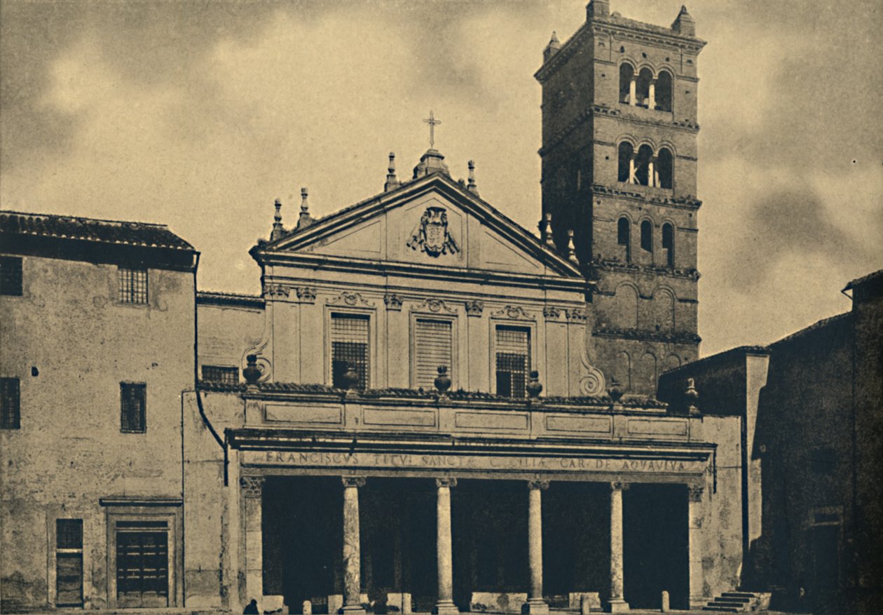 Roma - Szent Cecília templom, 1910 alkotó: Unbekannt