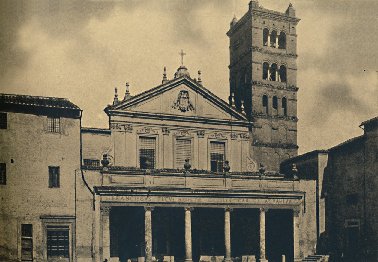 Róma – Bramante Szent Cecília temploma a S. Pietro kolostorában, Montorioban a Ja-n alkotó: Unbekannt