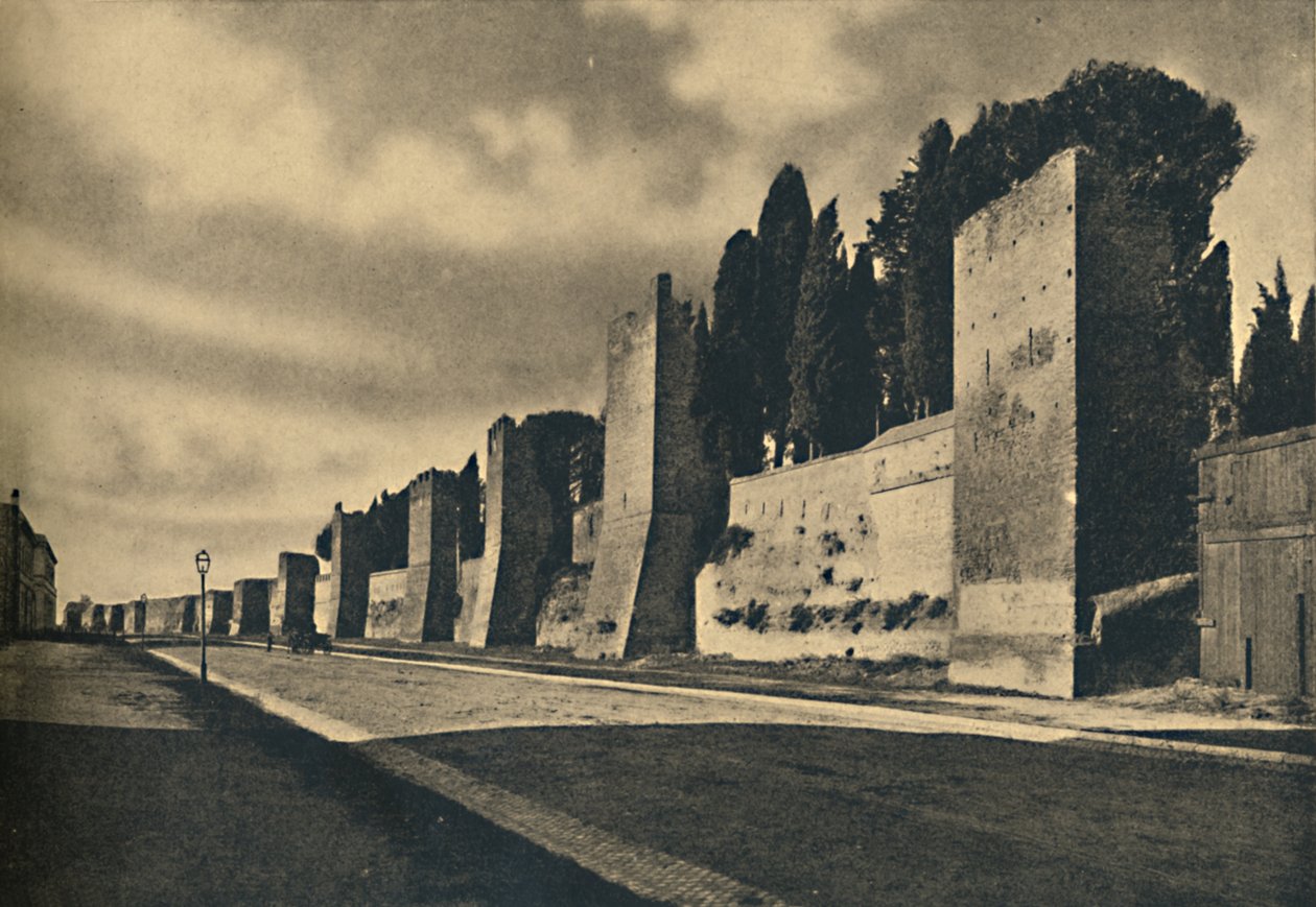 Róma – Az Aurelianus-fal, 1910 alkotó: Unbekannt