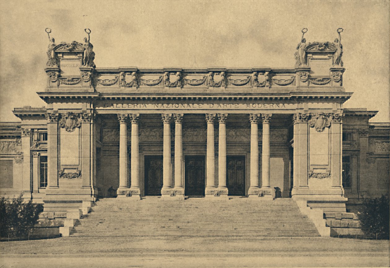 Roma – Valle Giulia. Nemzeti Modern Művészeti Galéria. Bazzani, 1910, 1910 alkotó: Unbekannt