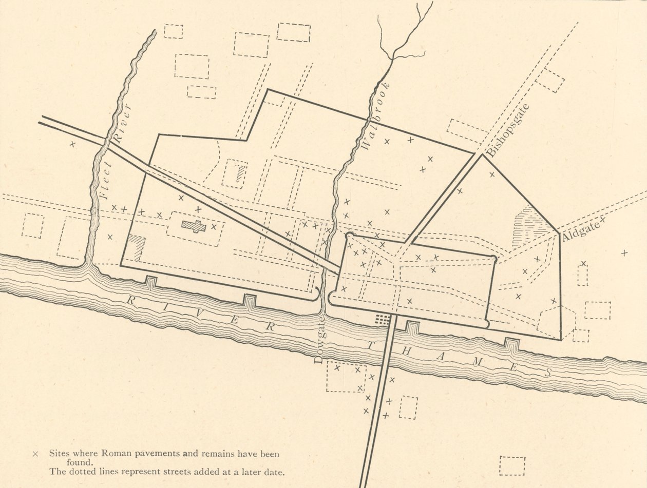 Roman London, 1908 alkotó: Unbekannt