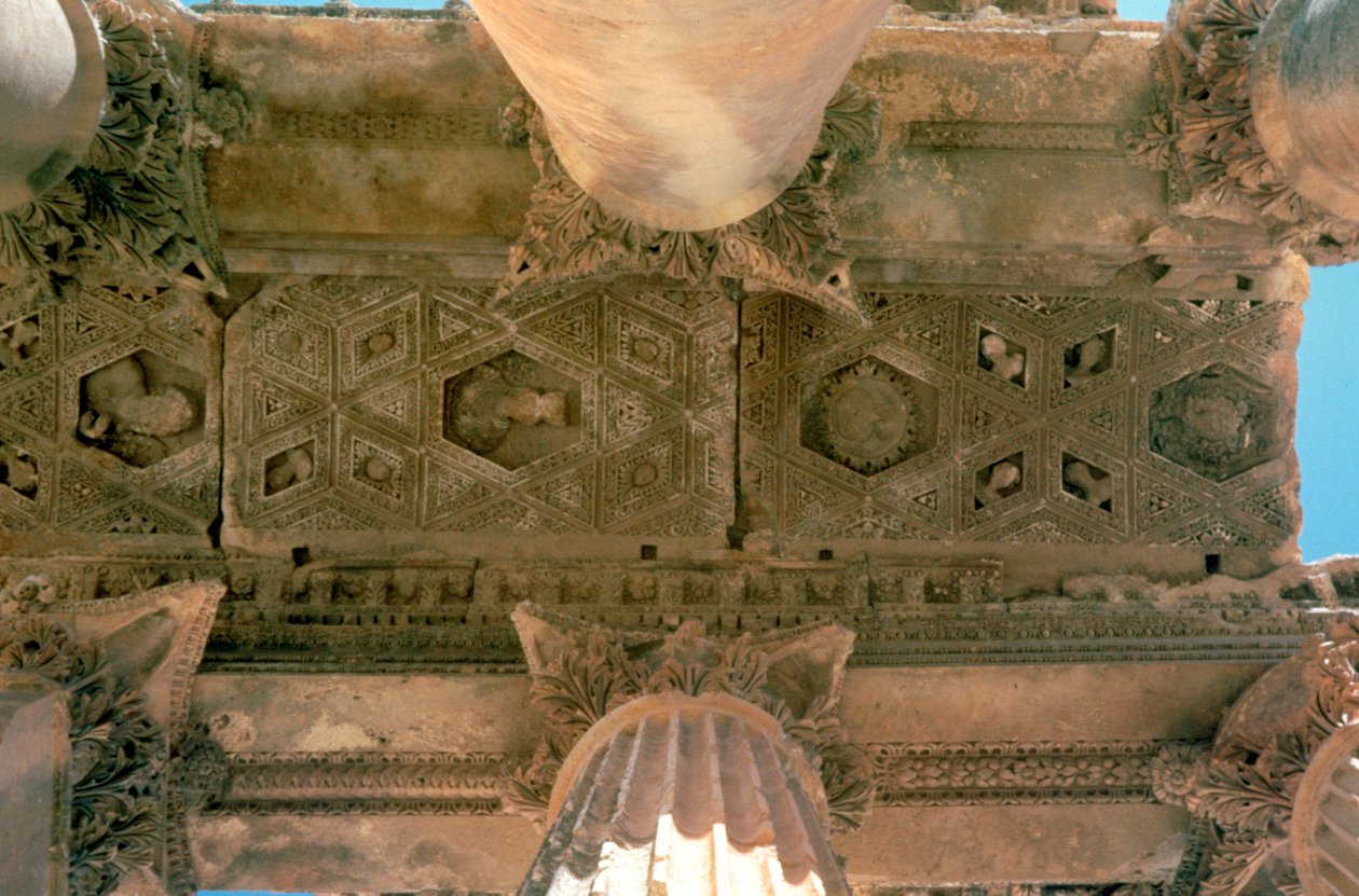 Bacchus római temploma, Baalbek, Libanon, Kr.u. 2. század alkotó: Unbekannt