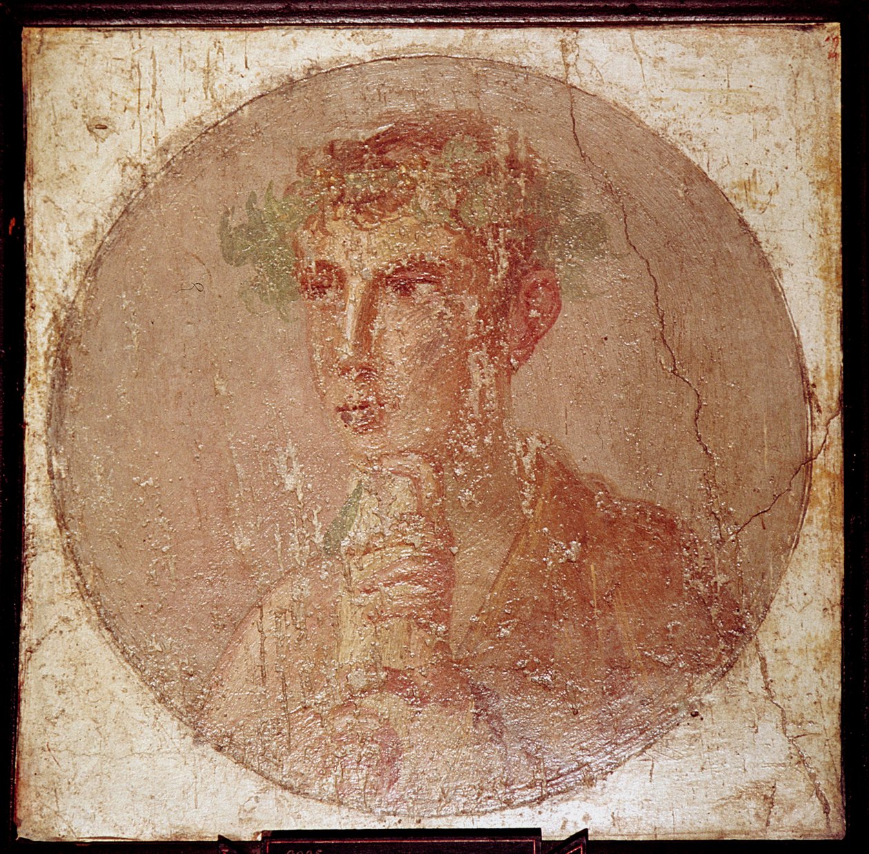 Fiatal férfi római portréfestménye, Pompeii, Olaszország alkotó: Unbekannt