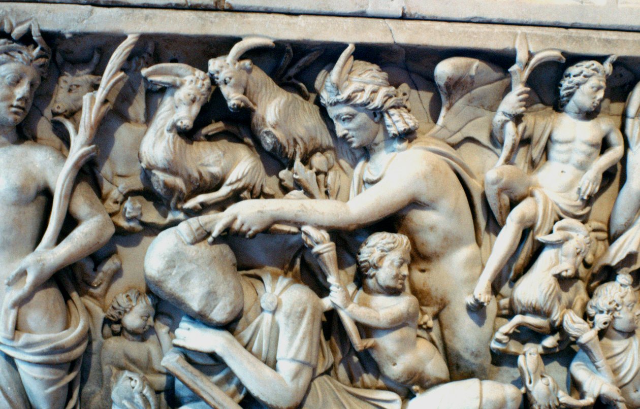 Római szarkofág Selene és Endymion legendájával, i.sz. 230-235 alkotó: Unbekannt